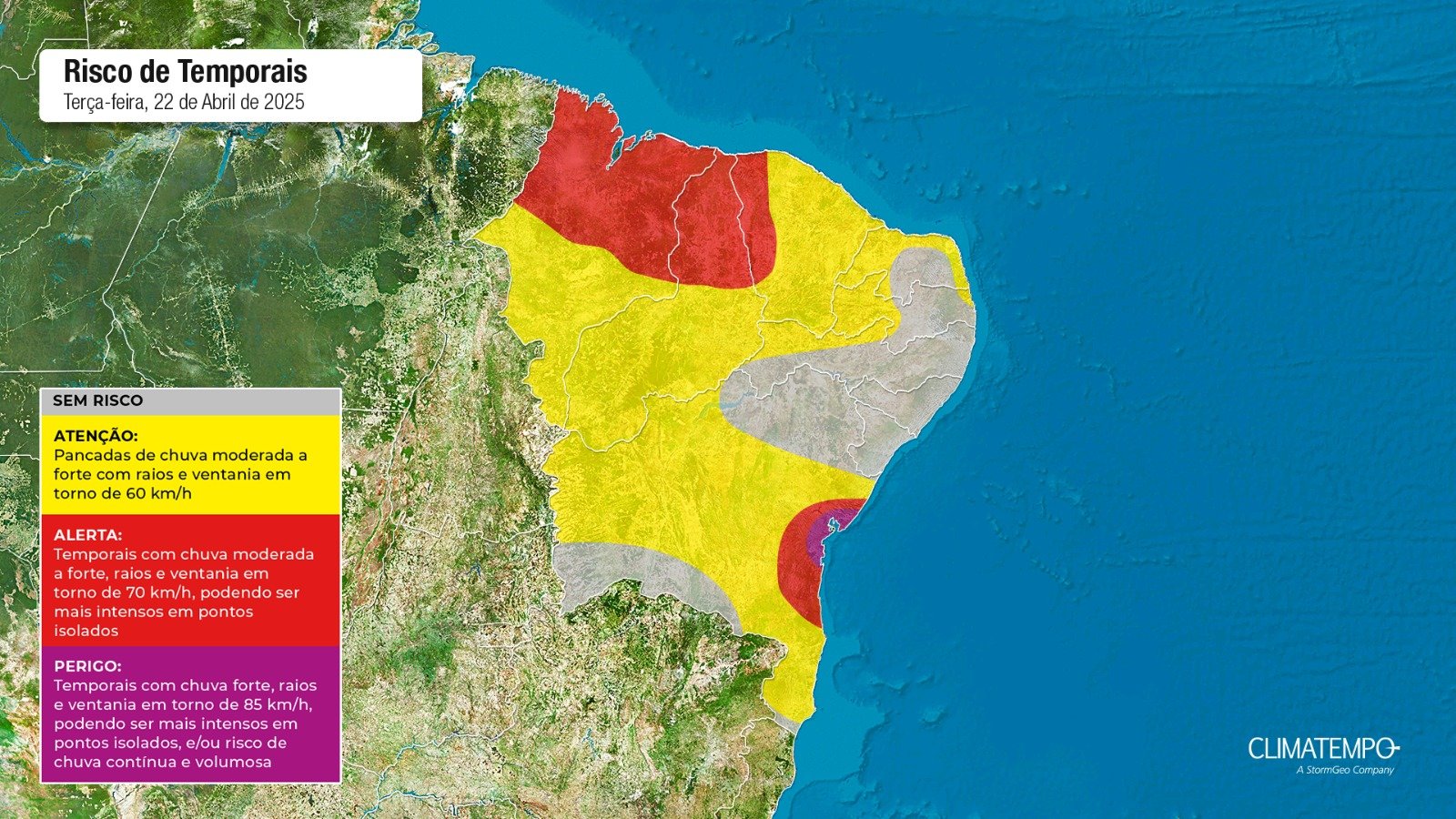 NORDESTE: FRENTE FRIA INTENSIFICARÁ CHUVA EM SALVADOR E REGIÃO; ALERTA PARA CHUVAS VOLUMOSAS