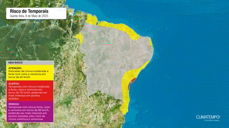BAHIA E SERGIPE: MAIO COMEÇA COM VOLUMES EXTREMOS DE CHUVA