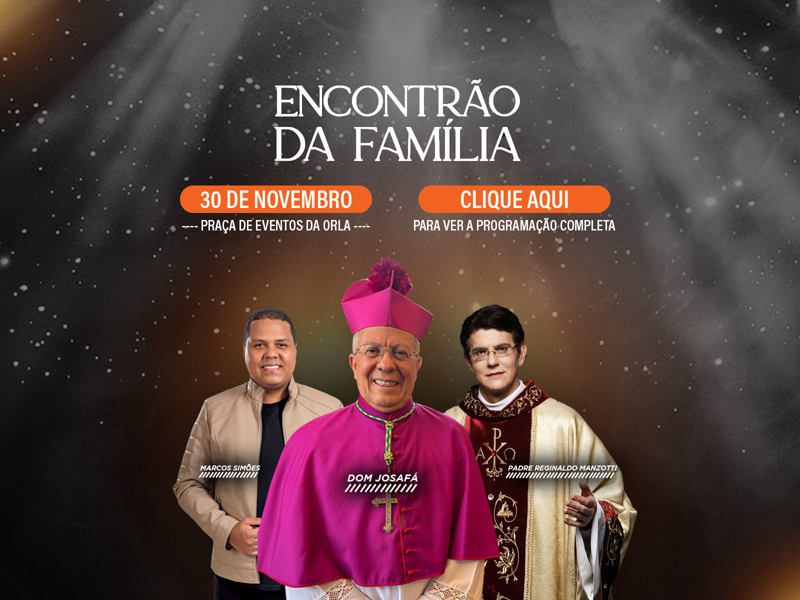 PADRE REGINALDO MANZOTTI PARTICIPA DO ENCONTRÃO DA FAMÍLIA EM ARACAJU NESTE DOMINGO, 30