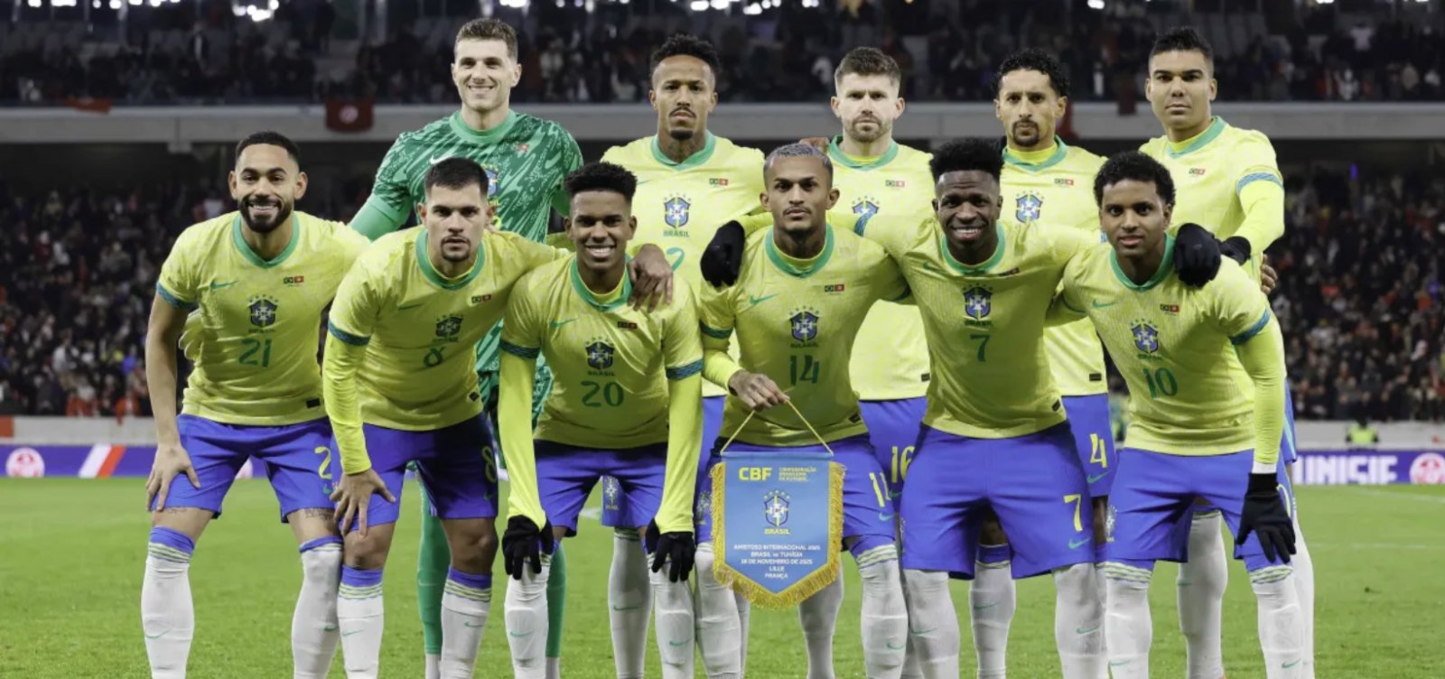 BRASIL FECHA 2025 NA QUINTA POSIÇÃO DO RANKING DA FIFA