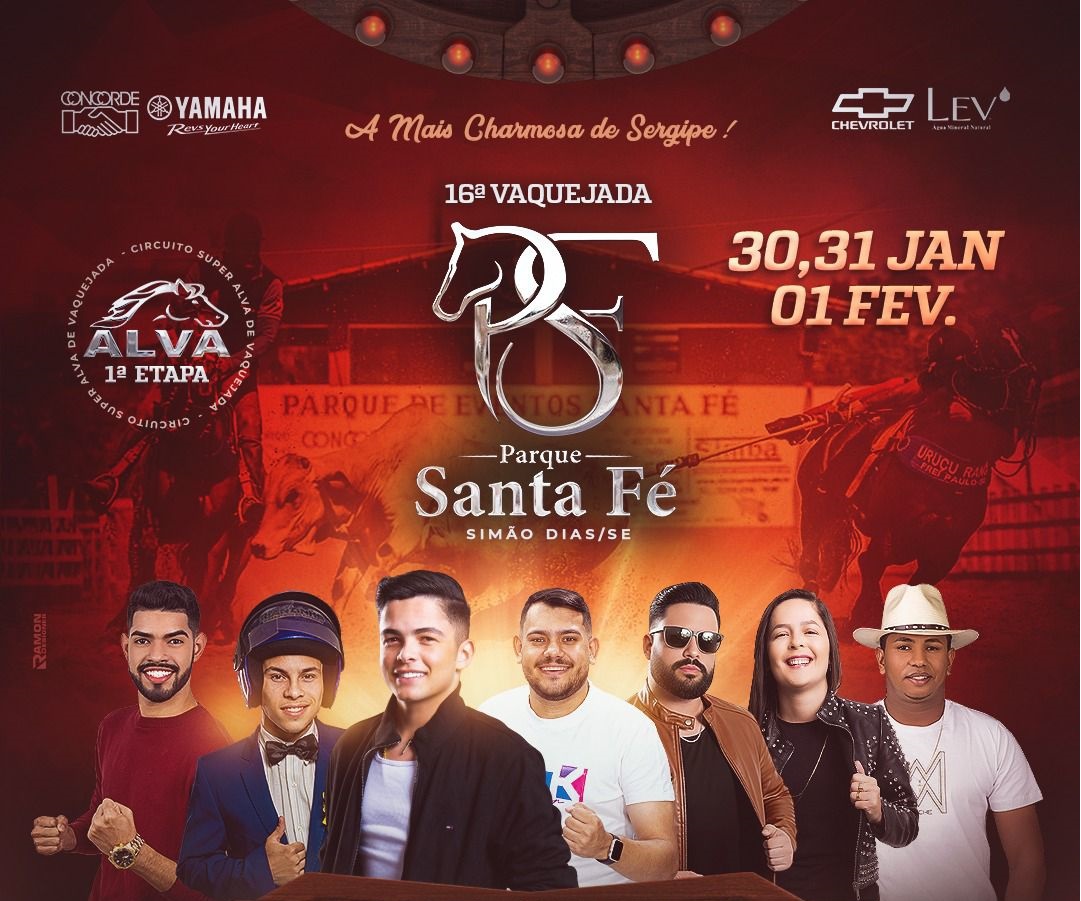 COMEÇA NESTA SEXTA, A 16ª VAQUEJADA DO PARQUE SANTA FÉ