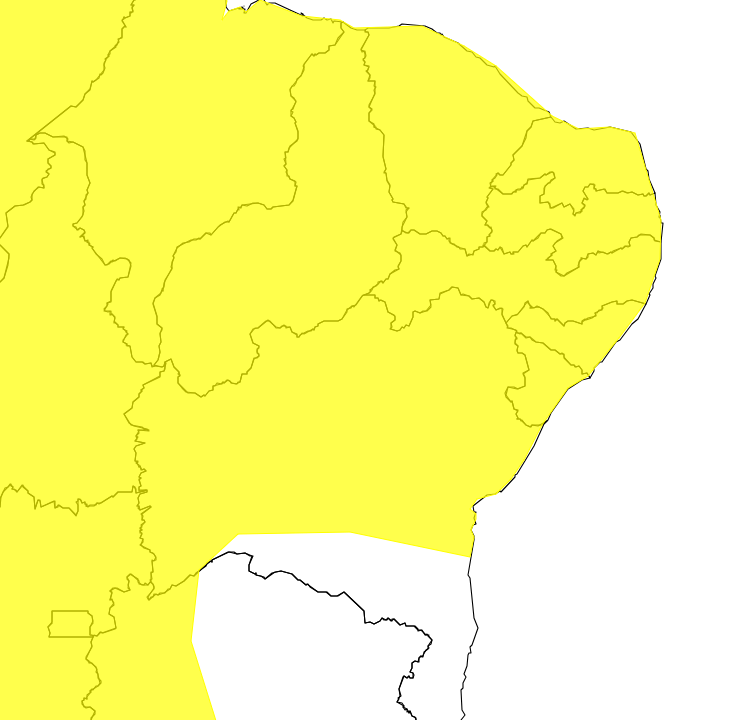 METEOROLOGIA NACIONAL VOLTA A EMITIR ALERTA AMARELO PARA CHUVAS INTENSAS EM SIMÃO DIAS E REGIÃO