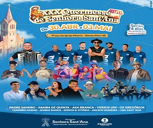 PROGRAMAÇÃO DA 30ª QUERMESSE DE SIMÃO DIAS